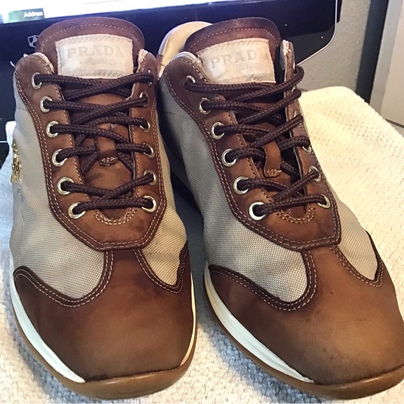 Prada Sneakers Wmns Sz 8 - Picture 6 of 12